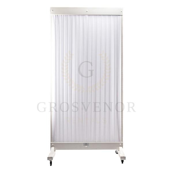 3ft Wide White Pleated Fabric Mechitza