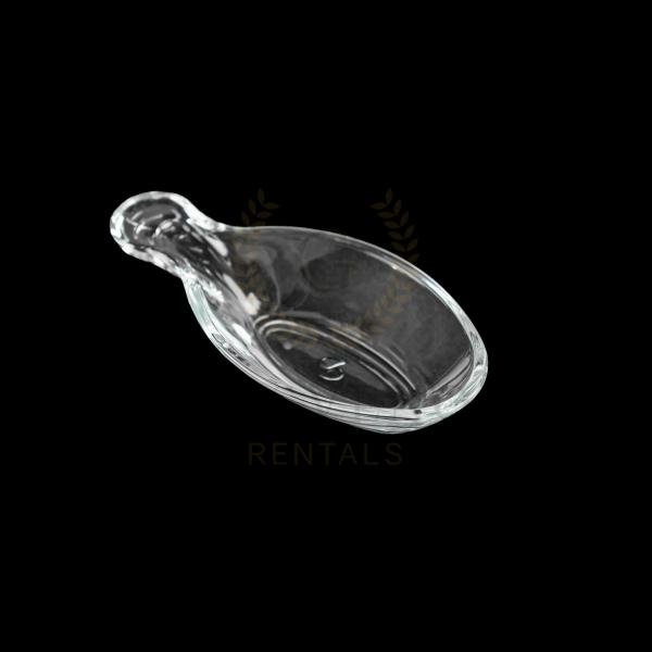 Mini Glass Tapas Dish - Shape 2 (25 per rack)