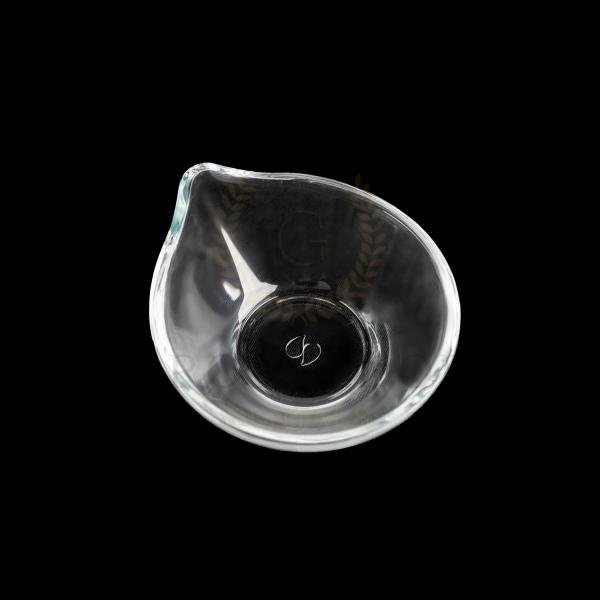 Mini Glass Tapas Dish - Shape 3 (25 per rack)