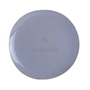 KLBD Meaty Grey Round Plate