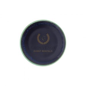 Kedassia Black Plate with Green Rim